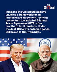India and U.S. agree interim trade framework on key goods